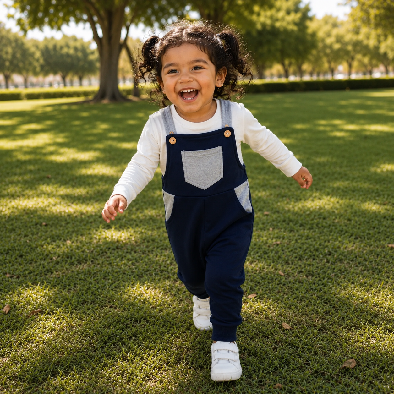 Overol Carpintero Niños Azul French Terry | Talla 2 y 4 | 1-3 Años | Baby Ant