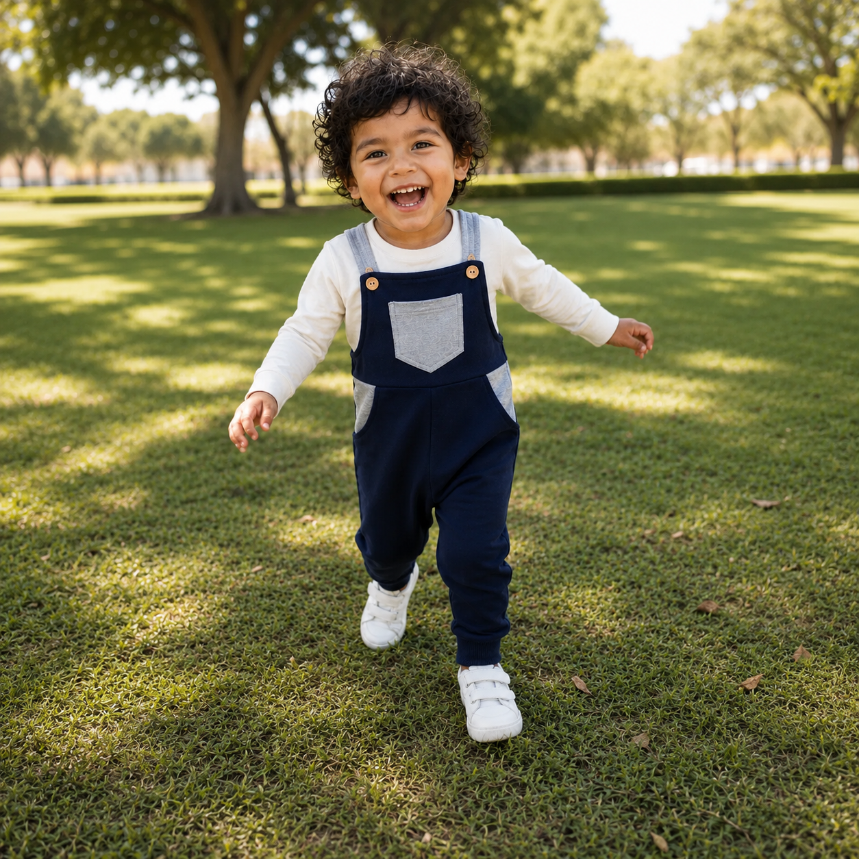 Overol Carpintero Niños Azul French Terry | Talla 2 y 4 | 1-3 Años | Baby Ant